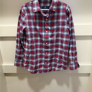 Vineyard Vines boy’s Red Plaid Shirt
